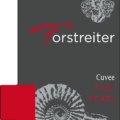 Etikett Flsche Fossil Rotwein Forstreiter